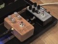 Zenmaster Alf's ZEN DRIVE overdrive pedals. Regular flavor, versus the SE Special Edition in the wooden box versions. They sounded the same to me... Didn't really get that ZENDRIVE dumble tone until the very end of the demo...sorry bout that...wasn't thinking clearly, or clearly, wasn't thinking. I used my www.kingbeeguitars.com Relic Telecaster and a http Jaguar Twin Amp.