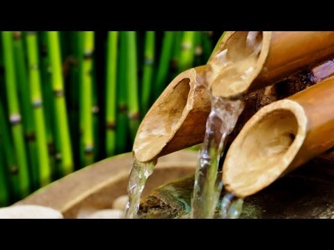 BAMBOO WATER FOUNTAIN | Relax & Get Your Zen On | White Noise | Tinnitus Relief