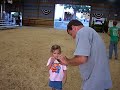 Kids playing in saw dust
