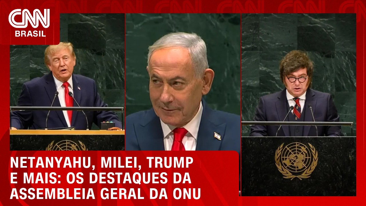 Países protestam contra Netanyahu e Milei chama ONU de "inútil": os destaques da Assembleia Geral