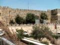 Joppa Gate, Wall on the West Side of the Old City and the Hinnom Valley