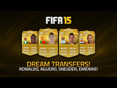 DREAM TRANSFERS! - RONALDO, AGÜERO, EMENIKE & SNEIJDER! | FIFA 15 Ultimate Team