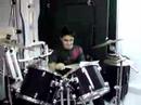 Andre playing drums Andre playing drums