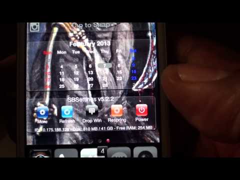 jailbroken - This is just a few cydia tweaks on my iphone 5. Enjoy!
