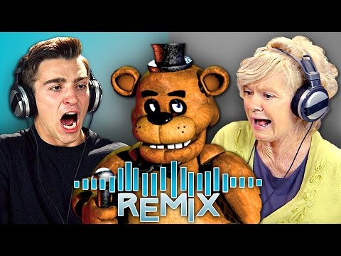 how to react five nights at freddy's