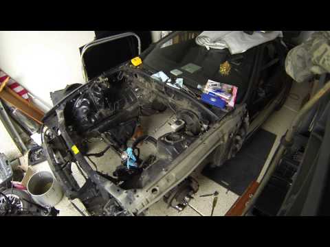 Mazda RX7 GTUs Removing Transmission