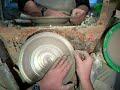 SIMON LEACH - Doing a plate demo (for Donna !)