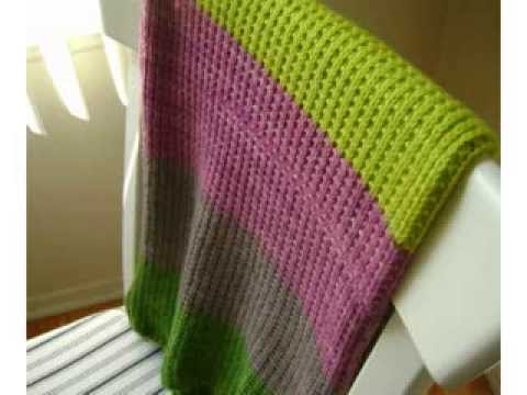 how to knit easy baby blanket