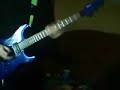 Heavy rhythm guitar improvisation