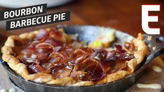 Savory Trumps Sweet In This Bourbon Glazed Pork Pot Pie With Bacon Latticed Crust — Snack Break by Eater