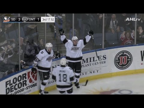Sean Durzi First Pro Goal for Ontario Reign on LA Kings Night
