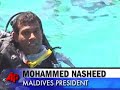 Members of the Maldives' Cabinet donned scuba gear and used hand signals Saturday at an underwater meeting staged to highlight the threat of global warming to the lowest-lying nation on earth. (Oct. 17)