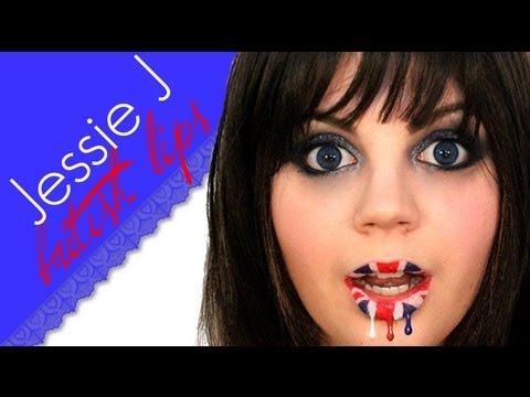 how to draw jessie j lips