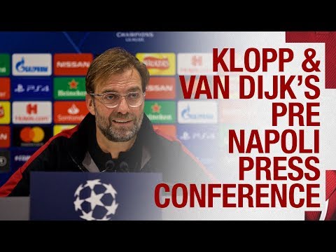 Video: Klopp and Van Dijk's Champions League press conference | Napoli