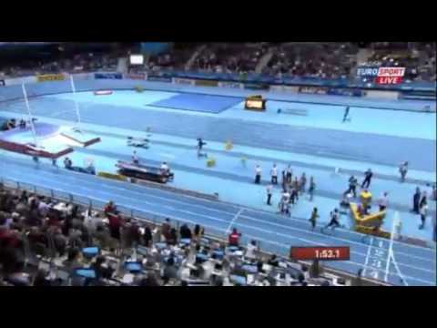 4x400m Relay Men Final - World Record By USA - World Indoor Championships in Sopot 2014