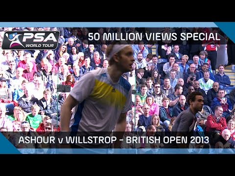 Squash: 50 Million Views Special - Ashour v Willstrop FULL MATCH