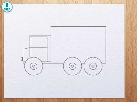 how to draw trucks