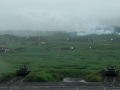 08総火演　74式戦車射撃