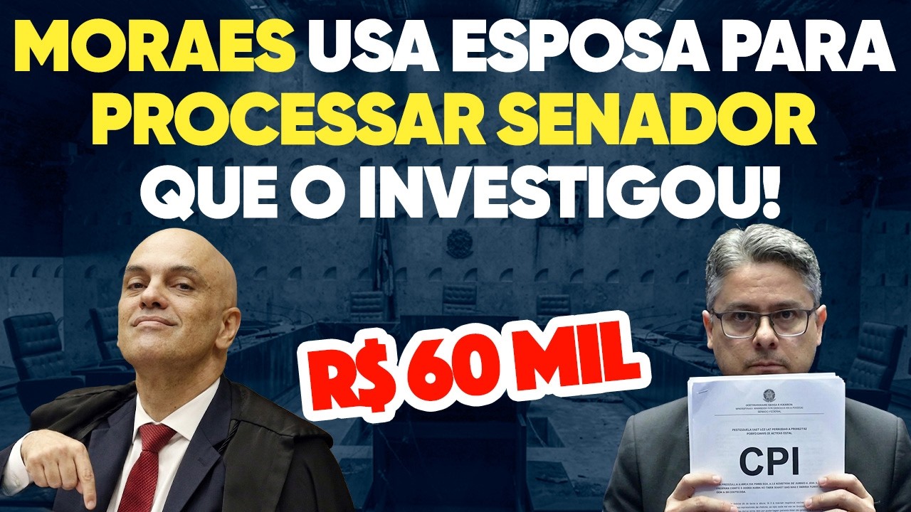 Família Moraes PERSEGUE senador com processo judicial!