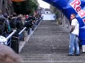 Descente De La Montage De Bueren à Vélo