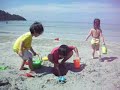 Hard work in Pangkor Island