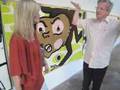 iJustine meets Mark Mothersbaugh