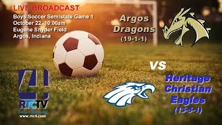 Soccer Semistate Gm 1 - Argos vs Heritage Christian
