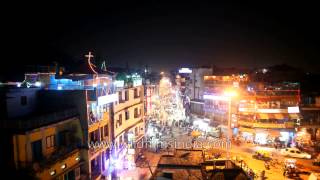 Time lapse of busy street