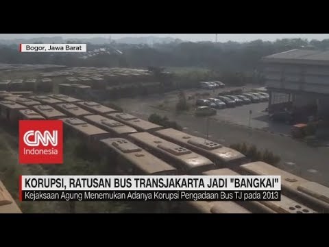 Akibat Korupsi, Ratusan Bus Transjakarta Jadi "Bangkai"