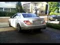 Mercedes C63 AMG Revving & Acceleration in Winterswijk!