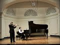 Chin Kim Enesco Sonata no.3 2nd mvmt, David Oei piano, Mannes College of Music 08-11-14
