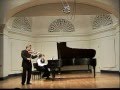 videos de Chin Kim Enesco Sonata no.3 2nd mvmt, David Oei piano, Mannes College of Music 08-11-14