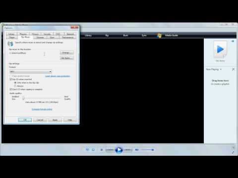 how to make a mp3 cd on windows media player