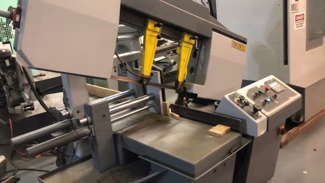 1 - PREOWNED HYD-MECH MITER BANDSAW, MODEL #: S-23A, S/N: XA0312676FD, YEAR: 2012