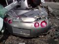 09 NISSAN GTR R35 SKYLINE CRASH TOTALED , DEATH OF A GTR