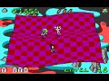 a truly bizarre game which was rather popular at the time. it's an action game of sorts, in which you play beetlejuice himself and you have to kill (?) all kinds of skeletons with weapons -- you start with the ability to shoot a single loogie at the skeletons and, by collecting bonuses from destroyed skeletons, you may get additional loogies per shot or completely different weapons. also, after you hit a skeleton, your friend lidia has to collect the skeleton's remains with a vacuum cleaner ...