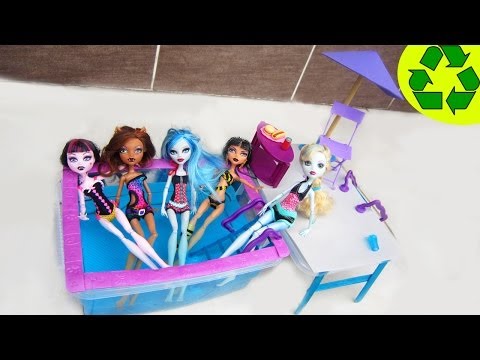Episodio 712-Cómo hacer una piscina para tu muñeca
