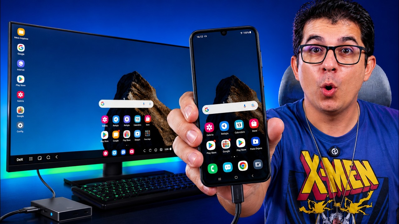 ADEUS PC!? Transformei meu CELULAR em um COMPUTADOR!