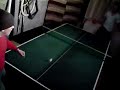 Me and a friend playing ping pong while filming in 120fps with the new LG Viewty. A little bit dark though, cause of the small amount of light in the room.