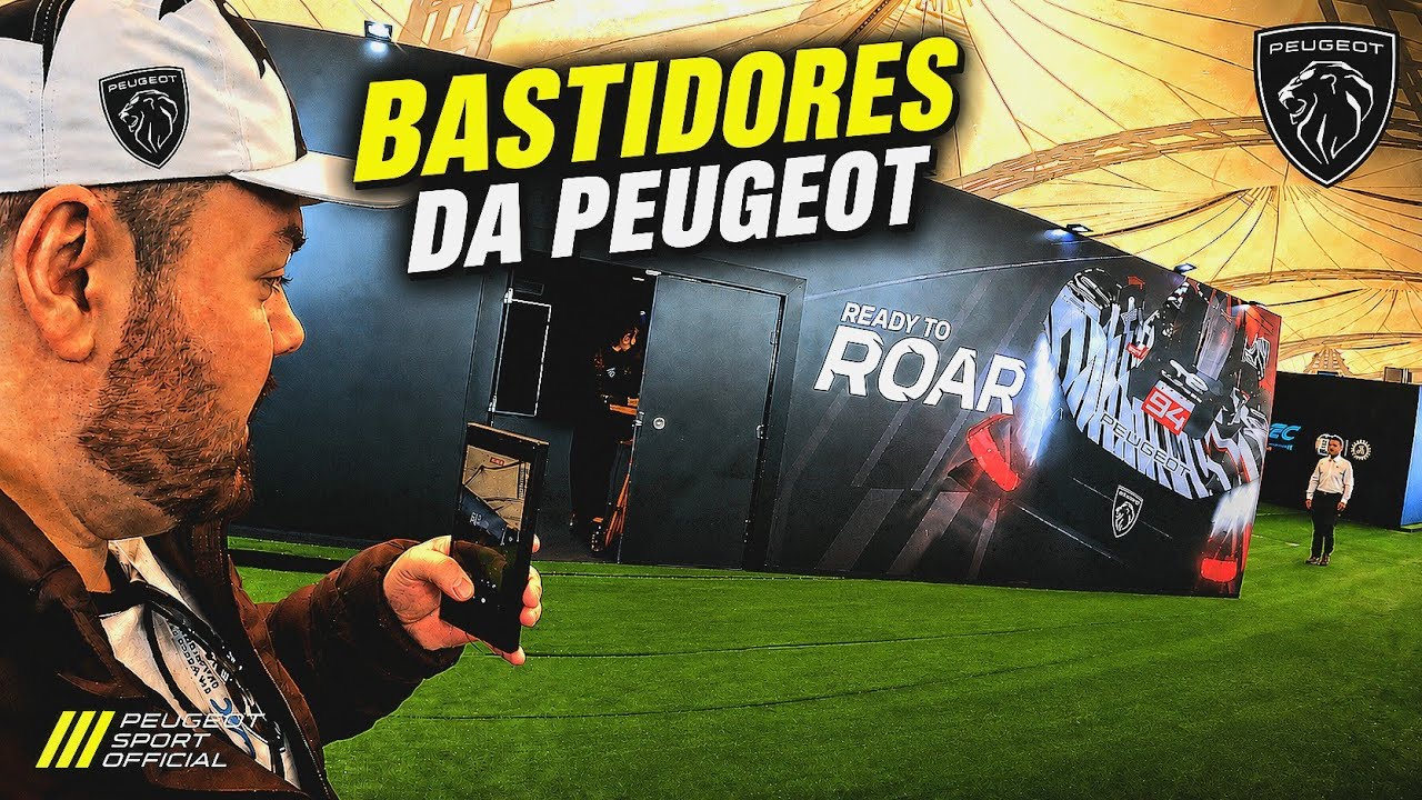 NOSSO 1º DIA NO WEC COM A PEUGEOT! 🦁