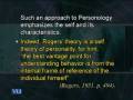 Lecture 21
  Personality Psychology
