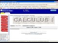Calculus I Fall 2008 Intro Video