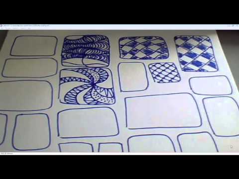 how to zentangle easy