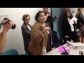 Students protesting in the school board meeting following the pepper spraying incident by Santa Monica College police.