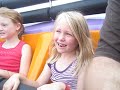 A scared little girl on roller coaster at TN State Fair 2009
