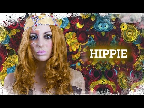 Hippie Makeup & Costume | Cómo disfrazarse de Hippie | Tuto déguisement hippie