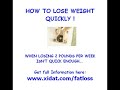 How To Lose Weight Quickly How To Lose Weight Quickly