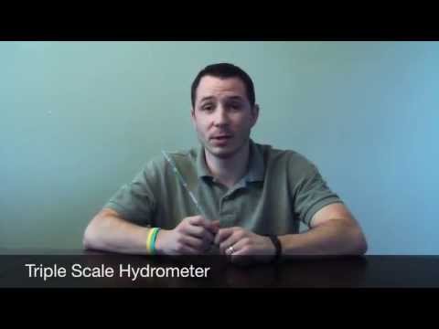 how to read hydrometer