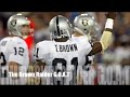 tim brown scores a 80 yard touchdown against the seahawks.