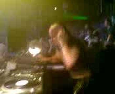DJ Proteus going wild dancing on top ...